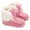 Pink, variant on Baby Boy Girl Snow Boots Infant Fuzzy Bowknot Soft Sole Ankle Booties Toddler Winter Warm Crib Shoes