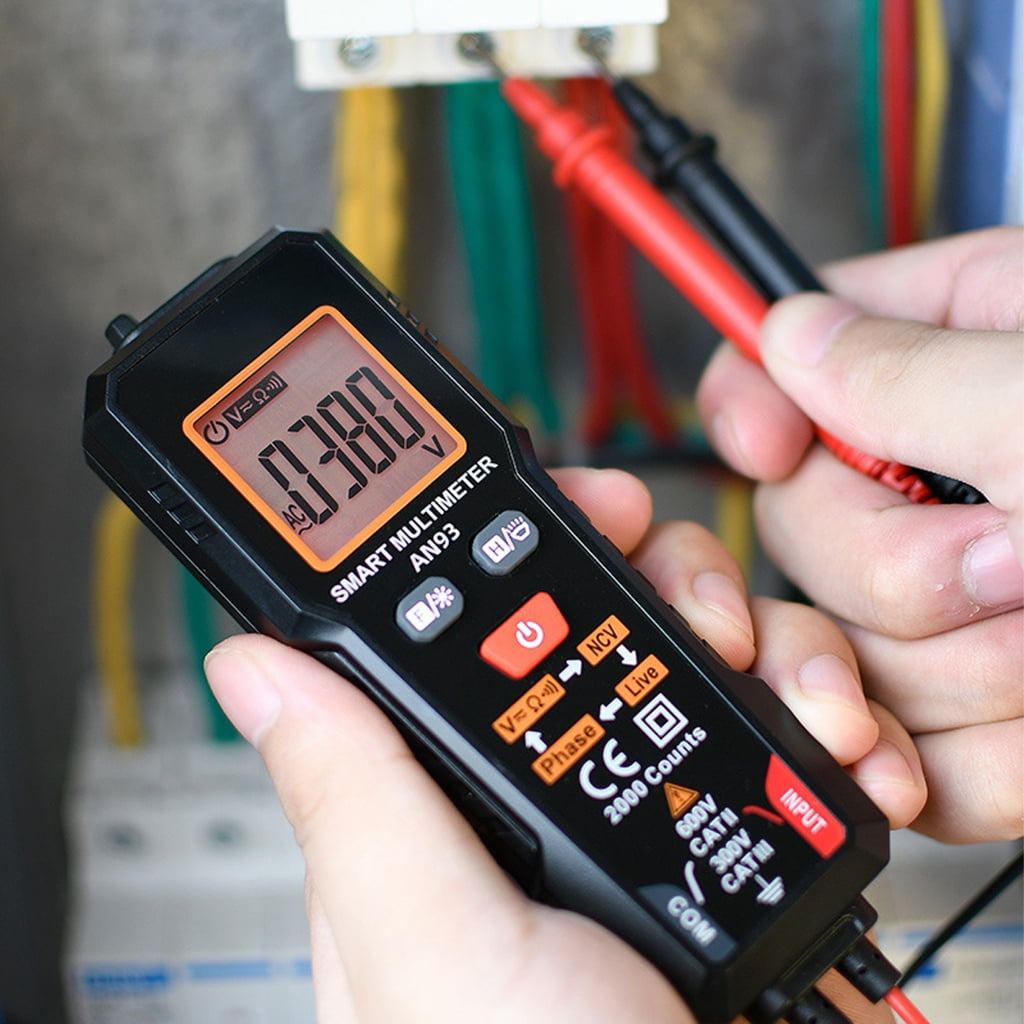 Multifunction Multimeter Efficient Multimeter with NCV Type & Data Hold Function Easy to Carry for Reliable Measurements