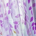 thumbnail image 6 of JunYeShi Leaves Sheer Curtain Window Voile Drape - Valance Panel Fabric for Elegant Home Decor - Perfect for Living Room and Bedroom Windows - Popular, 6 of 9