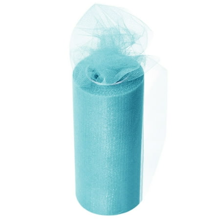 

JANGSLNG 22m Elastic Tulle Mesh Table Skirt Tablecloth DIY Craft Wedding Party Decor