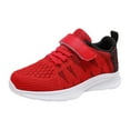 thumbnail image 3 of Quealent Toddler/Little Kid Boys Girls Shoes Running Sports Sneakers Red for Size 2.5, 3 of 9