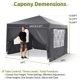 thumbnail image 1 of Yeshouse Carpa plegable para fiestas al aire libre, playa, camping y jardín | Impermeable, con protección UV y bolsa de transporte incluida: ¡Manténte fresco y protegido!, 1 of 8