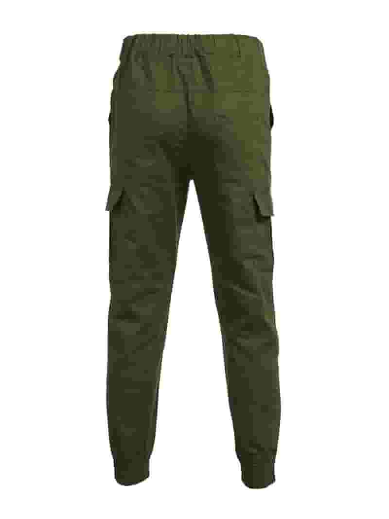 【DIAGONAL】WAIST STOPPER CARGO PANTS Men Elastic Waist Ankle-Tied Cargo Pants - Walmart.com