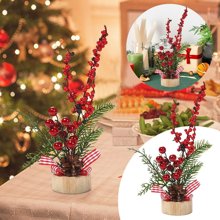Dezsed Christmas Decorations Clearance Christmas Decoration Branches Floral Ornaments Children s Gift Mall Restaurant Window Counter Arrangement Of
