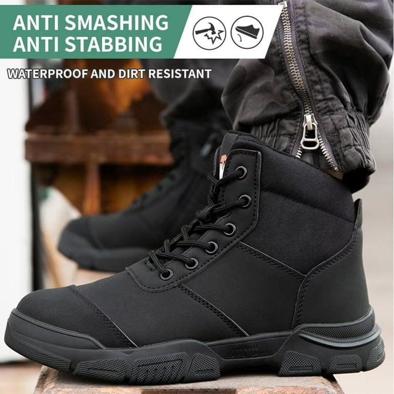 Dumajo Steel Toe Work Boots, Anti-Puncture, Waterproof  display picture 3