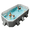 Gray-100", variant on HDUTNGISN 102"Foldable Swimming Pool for Kids & Family,Non-Inflatable Pool with Metal Frame,Green