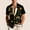 Black, variant on Men's Novelty St Patricks Day Button Down T-Shirts Ugly 3D Printed Shamrock Tuxedo Tees Shirt Clover Leaves Casual Short Sleeve Shirts