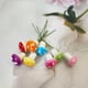 thumbnail image 5 of 100 piezas de simulación de plantas de espuma de color hongo hongo pequeño micro paisaje bonsái adornos accesorios, 5 of 6