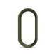 thumbnail image 3 of Cómoda funda protectora de pantalla con marco para carcasa de reloj antiarañazos NFC 8/8, verde militar, 3 of 5