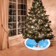 thumbnail image 4 of Decoraciones navideñas, adornos navideños, regalos navideños Falda para árbol de Navidad con dibujos animados Decoraciones navideñas de alta gama Patrón bordado impreso Accesorios de regalo Falda para, 4 of 6