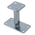 thumbnail image 2 of Base de poste ajustable DYNWAVEMX soporte de pérgola cuadrado 4 agujeros para terraza, 2 of 8