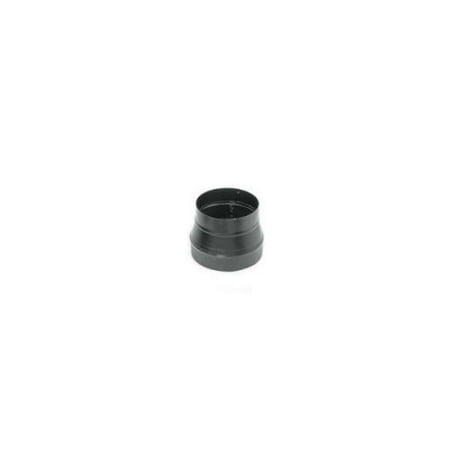 

Snap-Lock Black Stove Pipe Reducer 6 to 5 Crimp On Large End