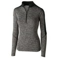 thumbnail image 6 of Holloway Sportswear L Boys ELECTRIFY 1/2 ZIP PULLOVER Black Heather/Black 222642, 6 of 7