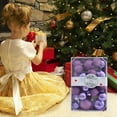 thumbnail image 4 of HUANBAI Clear Glitter Hanging Shatterproof Baubles For Home, 4 of 5