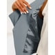 thumbnail image 5 of Chaqueta Corta Casual De Negocios De Oficina De Trabajo Sin Cuello Para Mujer Gris azul3 XL, 5 of 6