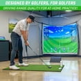 thumbnail image 3 of GoSports Golf Putting and Hitting Mat Pro 5x4ft Artificial Turf for Indoor and Outdoor Practice, 3 of 6