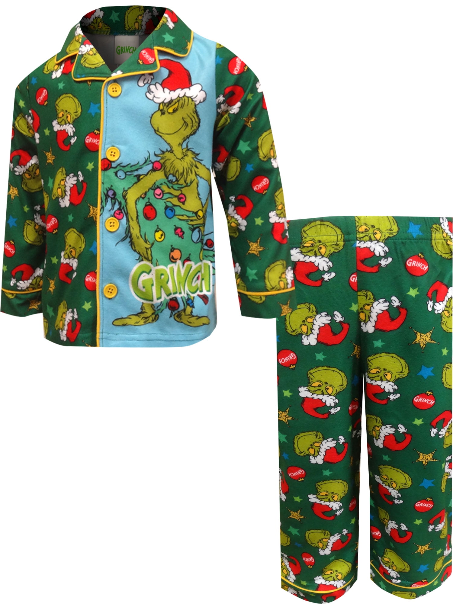 Komar Kids - Komar Kids Boys' Dr. Seuss The Grinch Traditional Toddler ...