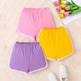 thumbnail image 6 of Jalioing 3 Pack Kids Athletic Shorts Lightweight Summer Casual Running Shorts Cotton Sport Shorts 1-8 Years, 6 of 7