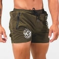 thumbnail image 4 of 2023 New Men Fitness Bodybuilding Shorts Summer Man Gyms Workout Male Breathable Quick Dry Sportswear Jogger Beach Short Pants, 4 of 6