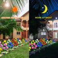 thumbnail image 6 of Solar Flower Lights Outdoor, LED Rose Flower Garden Decorative Stake Lights with 5 Rose Flowers for Pathway, Garden, Patio, Yard, Walkway(Yellow), 6 of 8