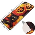 thumbnail image 3 of Dreamtimes Halloween Pumpkins Runner Rug 72x24inch,Non-Slip Anti Fatigue Comfort Floor Mats Kitchen Long Rugs for Bedroom Living Room Bathroom Hallways Entrywa, 3 of 7