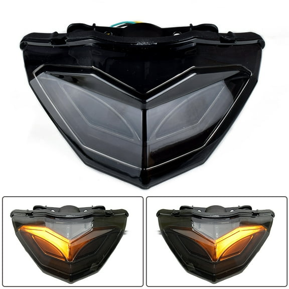 GFYSHIP For Kawasaki Ninja 250 300 300R EX300 Z300 2013 2014 2015 2016 2017 Motorcycle Brake Stop Tail Light With Turn Signal LED Light Tail Light