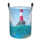 thumbnail image 1 of Fotbe Lighthouse Sea Port Cesto de Ropa con Asas, Cesto Impermeable de Gran Capacidad, Bolsa de Lavado para Dormitorio, Cesto de Ropa con Ruedas y Asas-Small, 1 of 6