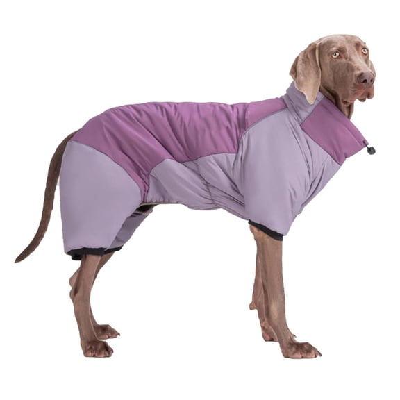 Pet Thickened Four-Legged Dog Coat Winter Warm Windproof Dog Apparel for Medium Large Dogs