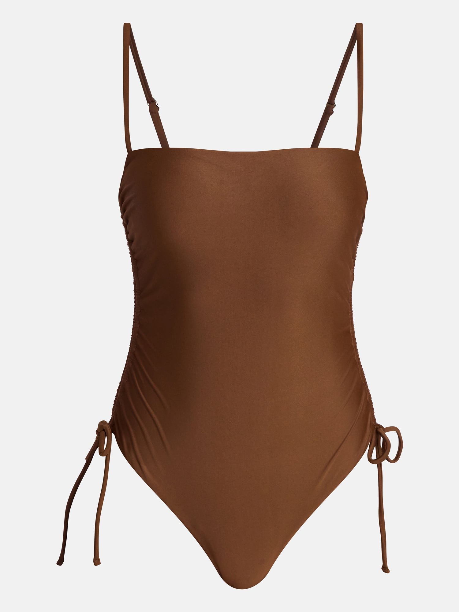 No Boundaries Essentials One-Piece Swimsuit, Women’s XXS-XXL