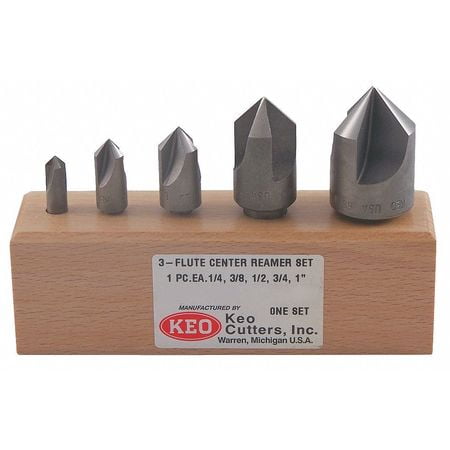 

Countersink Set 5 PC 3 FL 90 Deg HSS