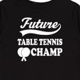 thumbnail image 4 of Inktastic Future Table Tennis Champ Boys or Girls Long Sleeve Toddler T-Shirt, 4 of 5