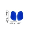 thumbnail image 3 of Repuestos de almohadillas para gafas Unique Bargains, 5 pares, almohadillas de nariz con patrón, 0.47"x0.27", azul oscuro, 3 of 5