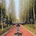 thumbnail image 2 of maskred 1pcs Bike Rearview Mirror Universal Stainless Steel Lens Handlebar Bike Mirror Safe Rearview Mirror Accessories No.01, 2 of 5