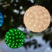 Wintergreen Lighting Starlight Sphere, Light Ball Sphere Light, Christmas Light Ball, Christmas Decoration (150 Lights, 10, Clear)