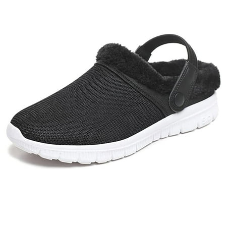 

Warm House Winter Slippers Men Women Winter Slippers Anti Slip For Indoor Outdoor Use 43 Black