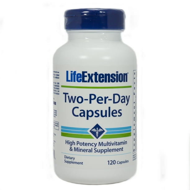 TwoPerDayCapsules by Life Exension 120 Capsules