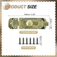 thumbnail image 2 of Uxcell Barrel Bolt Latch Vintage Slide Lock with Mounting Screws for Wooden Door Barn Fence Shed Window Green Bronze 4 Inch, 2 of 7