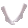 thumbnail image 2 of 2x tobillo dividido calcetines japoneses Tabi calcetí Blanco Hugo Calcetines con 2 dedos del pie Flip Flop, 2 of 10