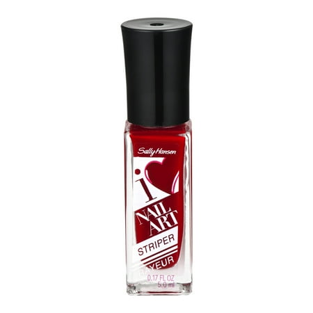 sally hansen i heart nail art striper 220 red rouge