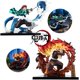 thumbnail image 2 of Figura de Demon Slayer de 17cm, Tanjirou, Rengoku, Kyoujurou, Kimetsu No Yaiba Gong Bohan LED, 2 of 2