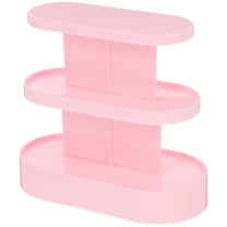 Homoyoyo Mini Rack Shelf for Dining Room Decor, Plastic Dollhouse Decorative Storage Organizer, 1 Set