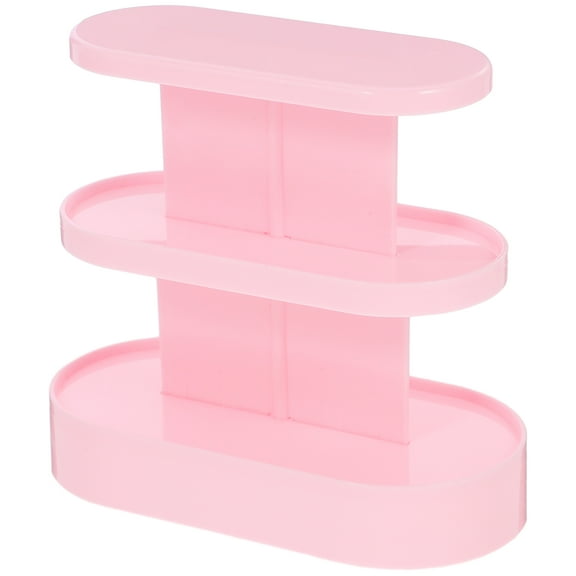 Homoyoyo Mini Rack Shelf for Dining Room Decor, Plastic Dollhouse Decorative Storage Organizer, 1 Set