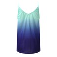 thumbnail image 5 of Yuannlog Women Tanks Summer Sleeveless V-Neck Workout Tops Gradient Print Casual Athletic T-Shirts Basic Loose Fit Camisole, 5 of 7