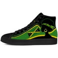thumbnail image 3 of Aidianart Womens Jamaica High Top Shoes High Top Canvas Sneakers Size 5, 3 of 5