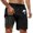 4-Black, variant on Kcolen Men's Swim Trunks Solid Mens Board Shorts Swimwear Stretchy Upf Mens Swimwear Mens Swim Trunks Beach Summer Athletic Fit Swimming Shorts for Men