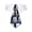 Crossbones Tie, variant on Pooch Outfitters Dog Tie and Bow Tie Collection | Extensive Selection for Any Style, Mood, Occasion, and Holiday | Small, Medium, Large Dogs