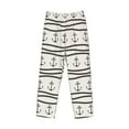 thumbnail image 4 of Xecao Anchors and Ropes Men's Straight Lounge Pajama Pants: The Ultimate in Comfortable Sleepwear, 4 of 9