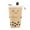 Brown, variant on Telescopic Pencil Case – Cute Boba Tea Sliding Pen Pouch for Desk – Canvas Stationery Storage Organizer for Home & Travel(Blue)