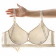thumbnail image 4 of Antinious Women Wireless Push Up Plus Size Bras Front Closure Breathable Everyday Wear, 4 of 5