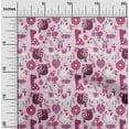 thumbnail image 2 of oneOone Cotton Poplin Twill Blush Pink Fabric Cute Animal Sewing Fabric By The Yard Printed Diy Clothing Sewing Supplies 56 Inch Wide, 2 of 6